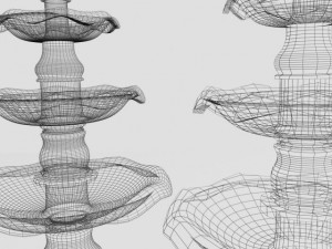 tiered fountain 012011 3D Model