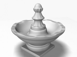 fountain42011 3D 模型