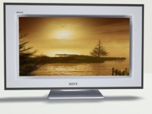 sony kdl40ex1 tv 3Dモデル