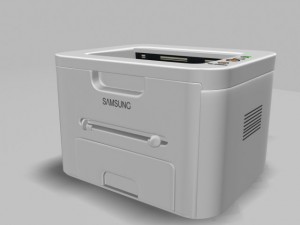 samsung ml2580n computer printer Modelo 3D