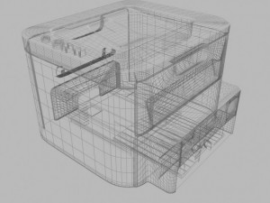 samsung ml2580n computer printer Modelo 3D