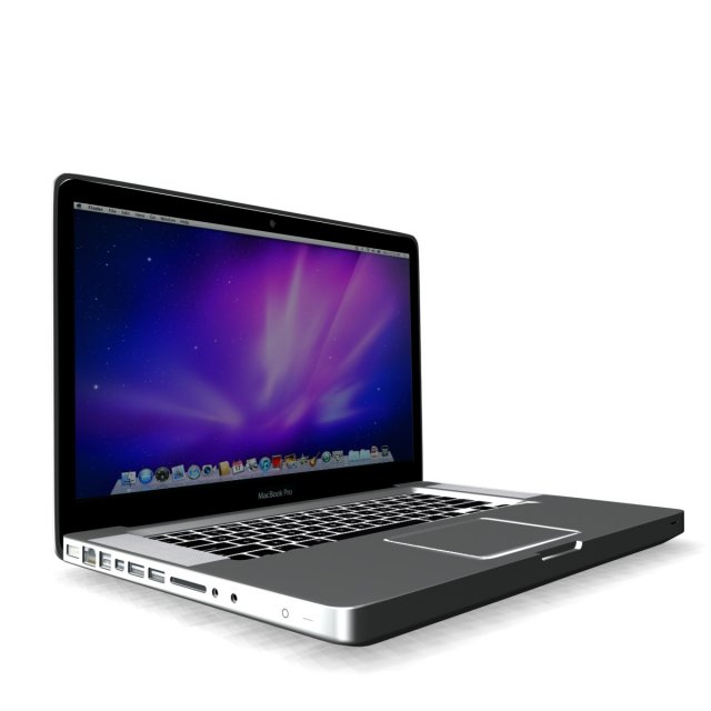 new macbook pro 2011 3D Model .c4d .max .obj .3ds .fbx .stl .blend 