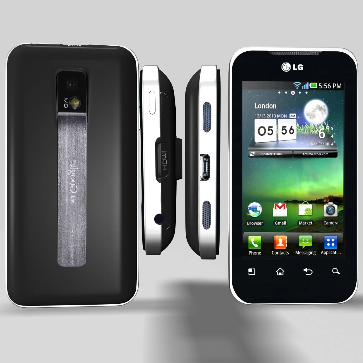 lg optimus 2x 3D Model .c4d .max .obj .3ds .fbx .stl .blend