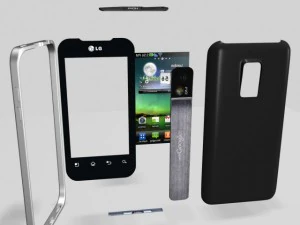 lg optimus 2x 3D Model