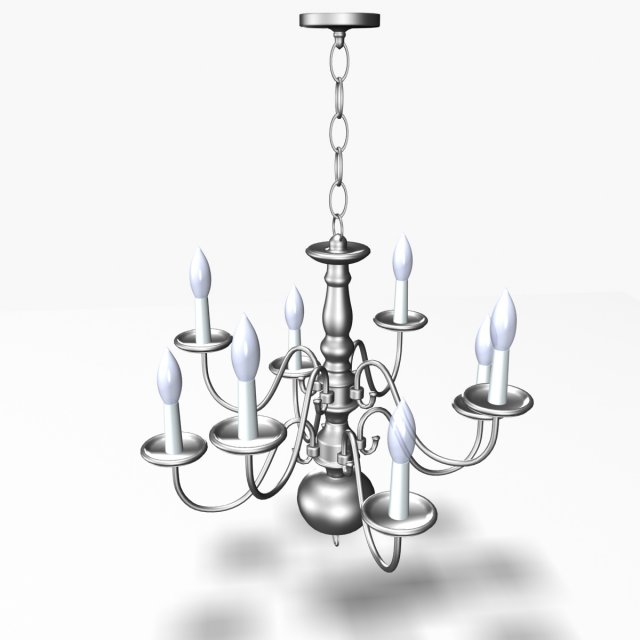 classic chandelier 3Dモデル .c4d .max .obj .3ds .fbx .stl .blend 