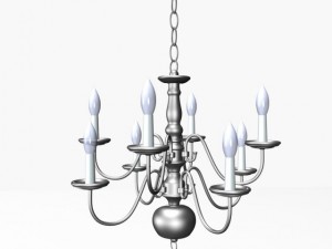 classic chandelier 3Dモデル