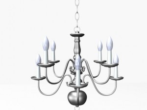 classic chandelier 3Dモデル