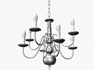 classic chandelier 3Dモデル