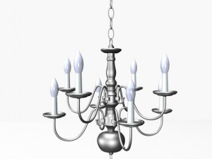 classic chandelier 3Dモデル