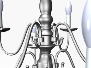 classic chandelier 3Dモデル