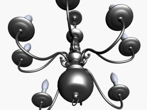 classic chandelier 3Dモデル
