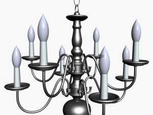 classic chandelier 3Dモデル