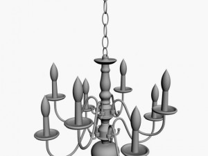 classic chandelier 3Dモデル