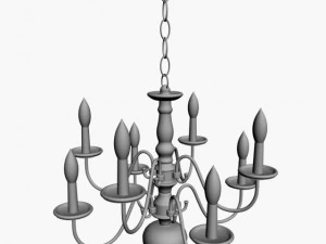 classic chandelier 3D Model