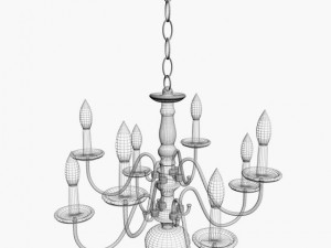 classic chandelier 3Dモデル