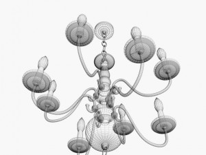 classic chandelier 3Dモデル