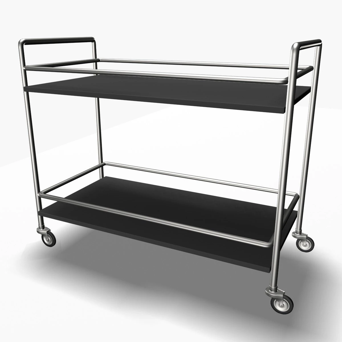 サービングトロリーカート 3Dモデル .c4d .max .obj .3ds .fbx .stl .blend 