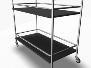 serving trolley cart 3D 모델
