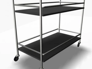サービングトロリーカート 3Dモデル