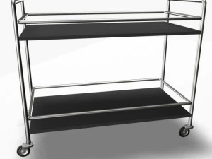 サービングトロリーカート 3Dモデル