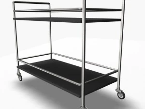サービングトロリーカート 3Dモデル