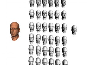 animated male head12011 Modelo 3D
