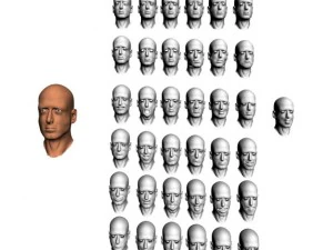 animated male head12011 3D Model