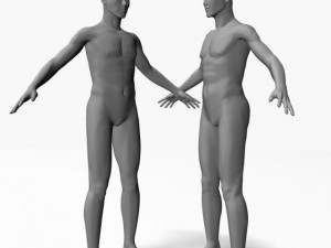 nude male 42011 3D 模型