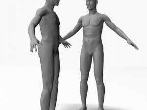 nude male 42011 3D Модель