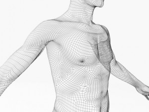 nude male 42011 3D Модель
