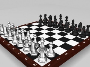 chess set 1 3D 모델