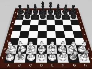 chess set 1 3D Model