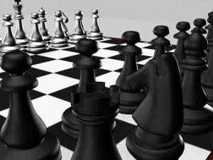 chess set 1 3D Model