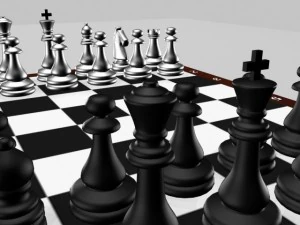 chess set 1 3D Model