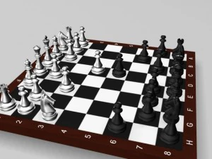 chess set 1 3D Model