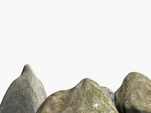 rock set 01 Model 3D