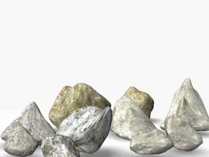 rock set 01 3D Model
