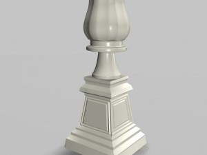garden urn planter 01 3D 模型