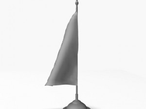 desk flag 01 3D Модель