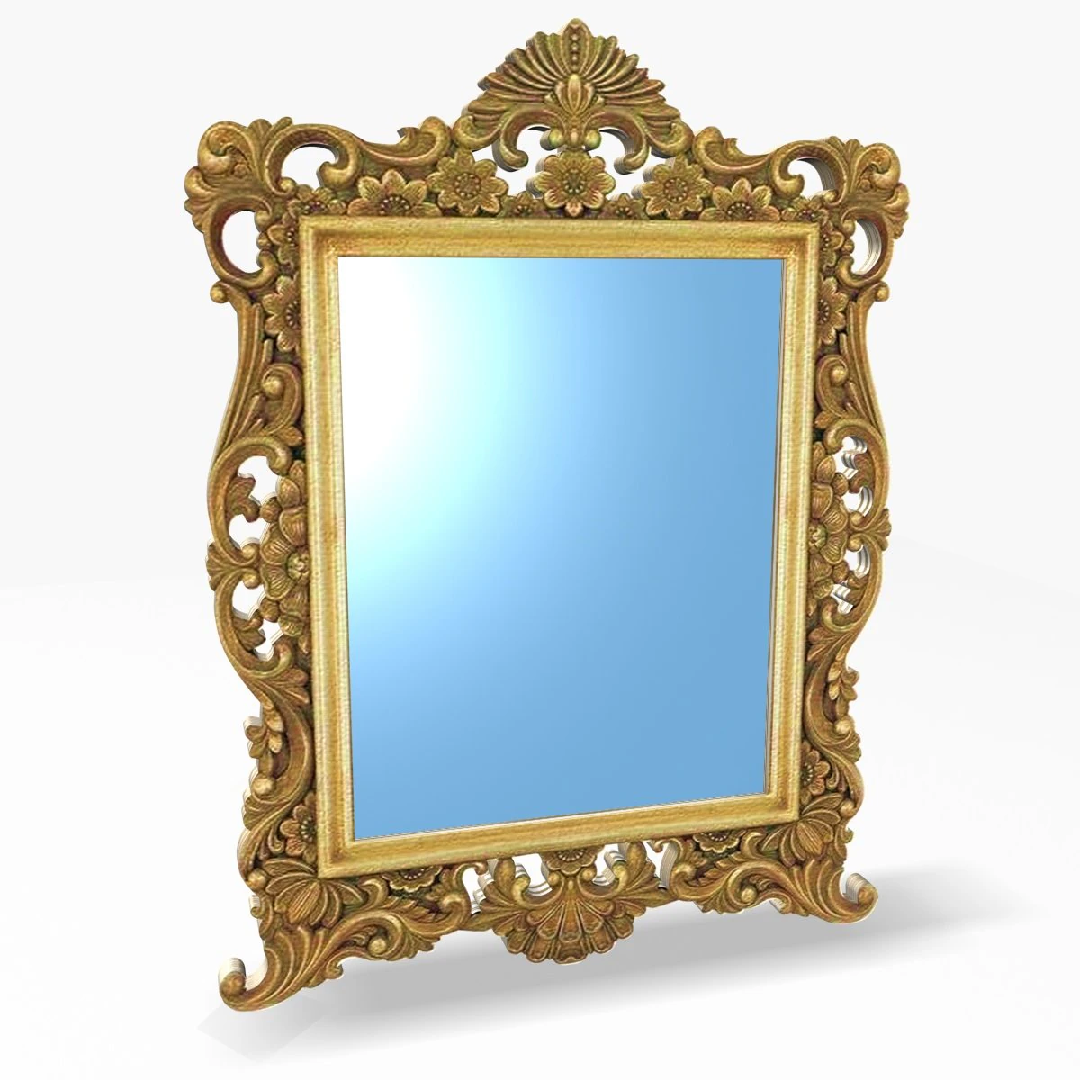 classic mirror 3D Model .c4d .max .obj .3ds .fbx .stl .blend 
