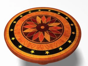 antique round table 12011 3D Model