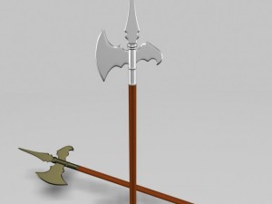 halberd 3Dモデル
