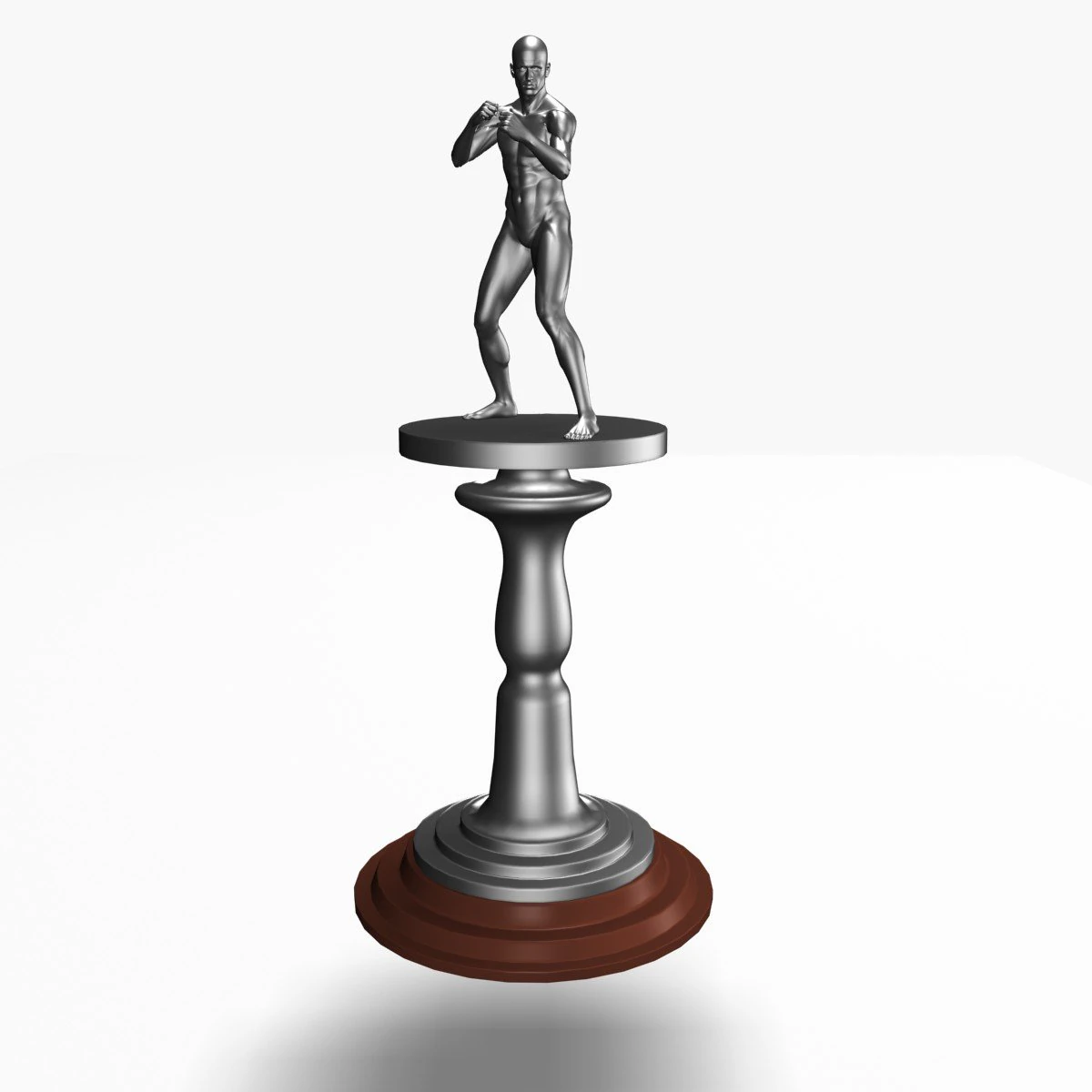 boxing trophy 3D Model .c4d .max .obj .3ds .fbx .stl .blend 