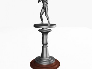boxing trophy 3D Model