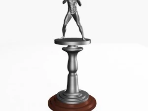 boxing trophy 3D Model