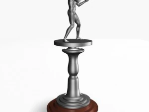 boxing trophy 3D Model