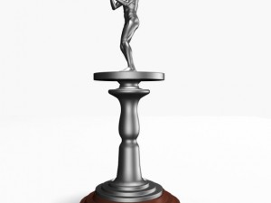 boxing trophy Model 3D