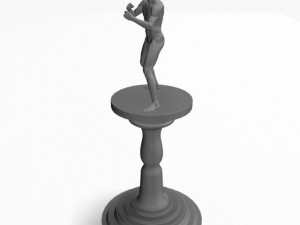 boxing trophy Model 3D