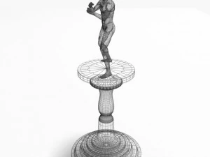 boxing trophy 3D Model