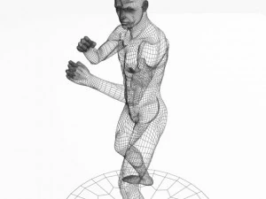 boxing trophy 3D Model